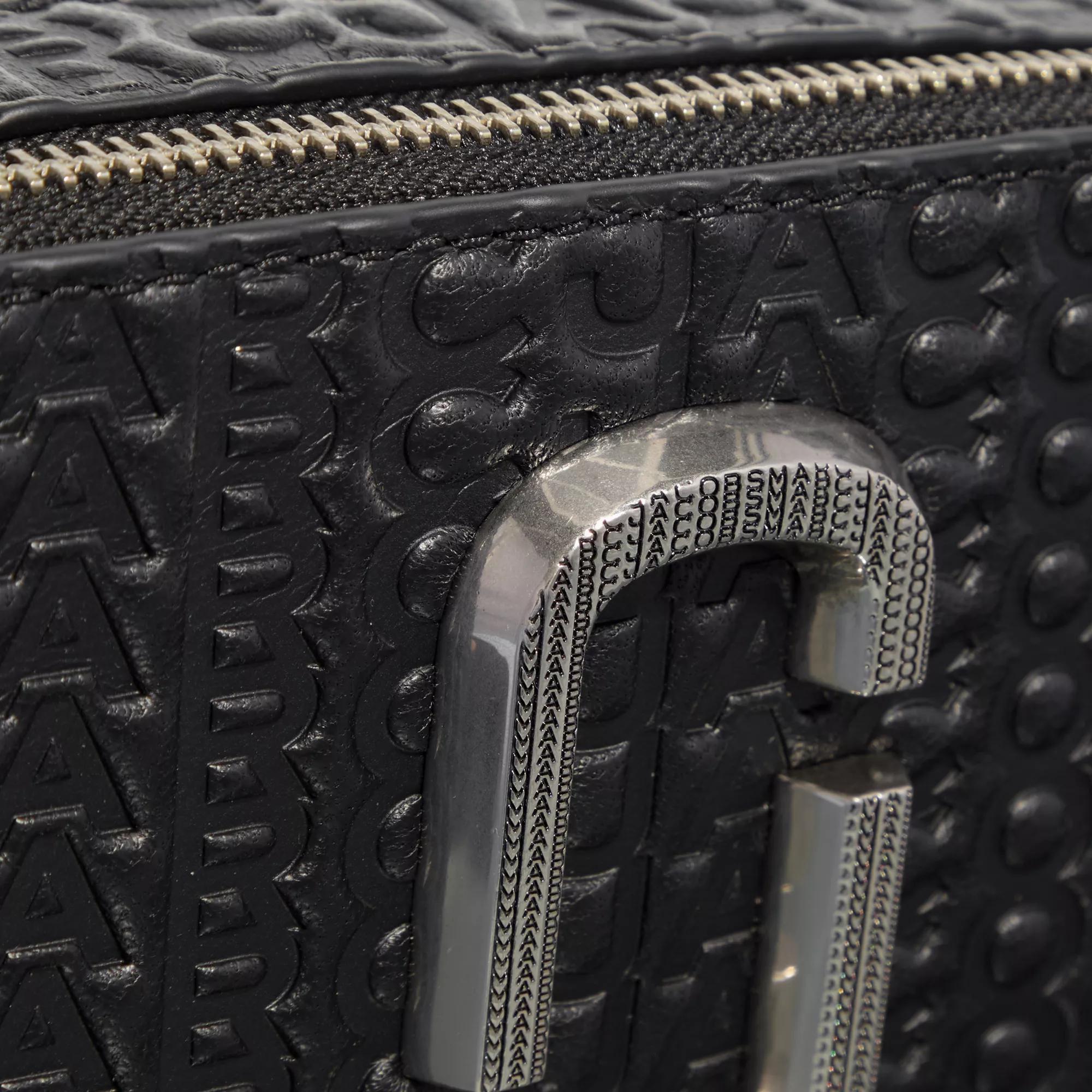 Marc Jacobs Crossbody bags The Monogram Debossed Snapshot in zwart