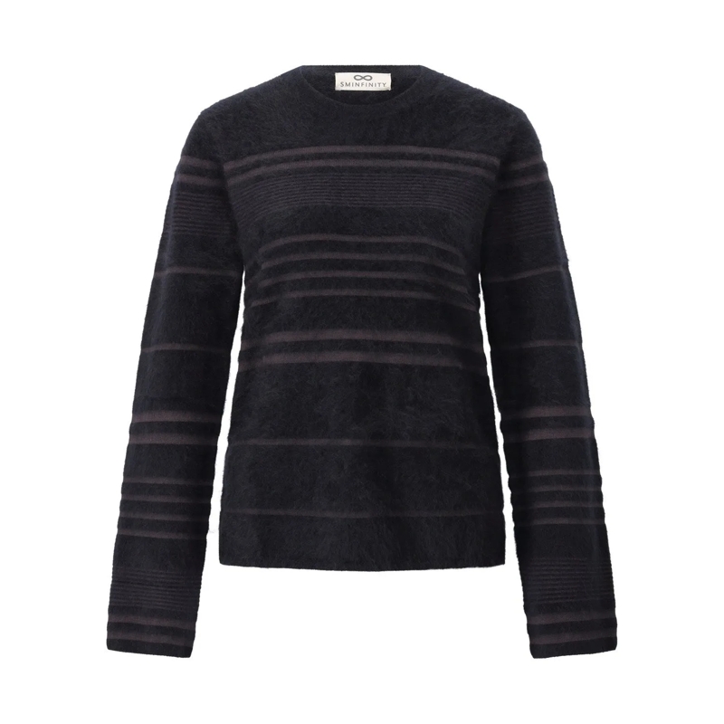 Sminfinity Pull Pullover aus Kaschmir-Mix Schwarz