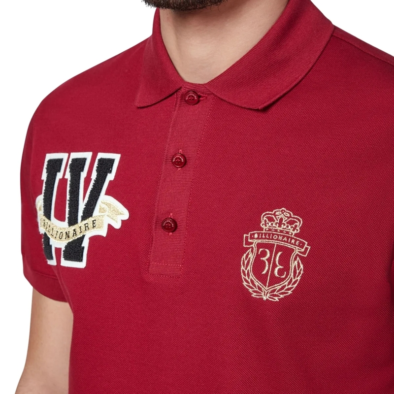 BILLIONAIRE Top Poloshirt rot(Image 4)