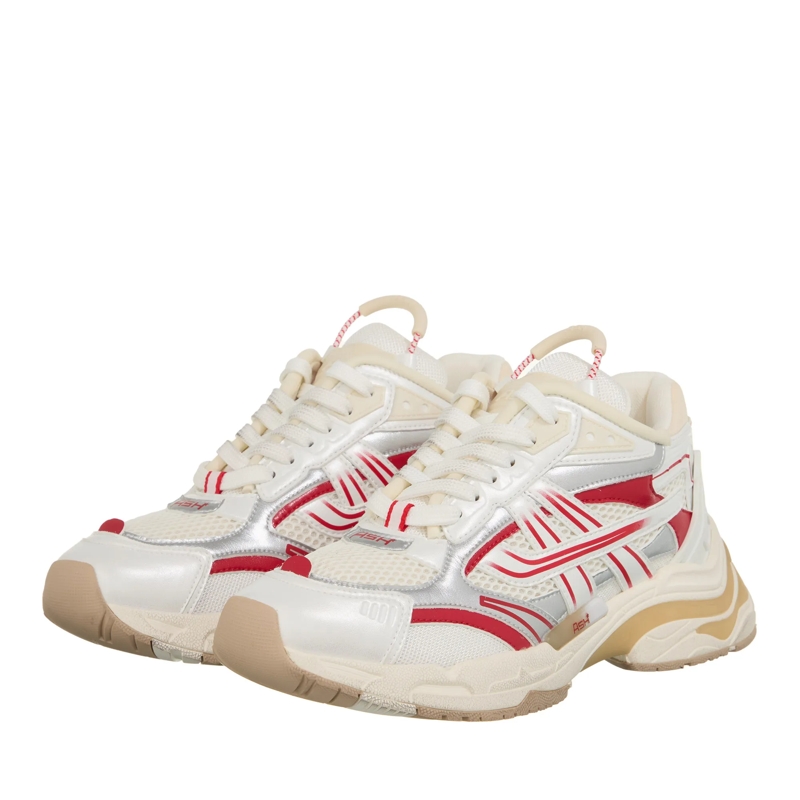 Ash Low-Top-Sneaker Race01 White/Silver/Aura(Image 3)