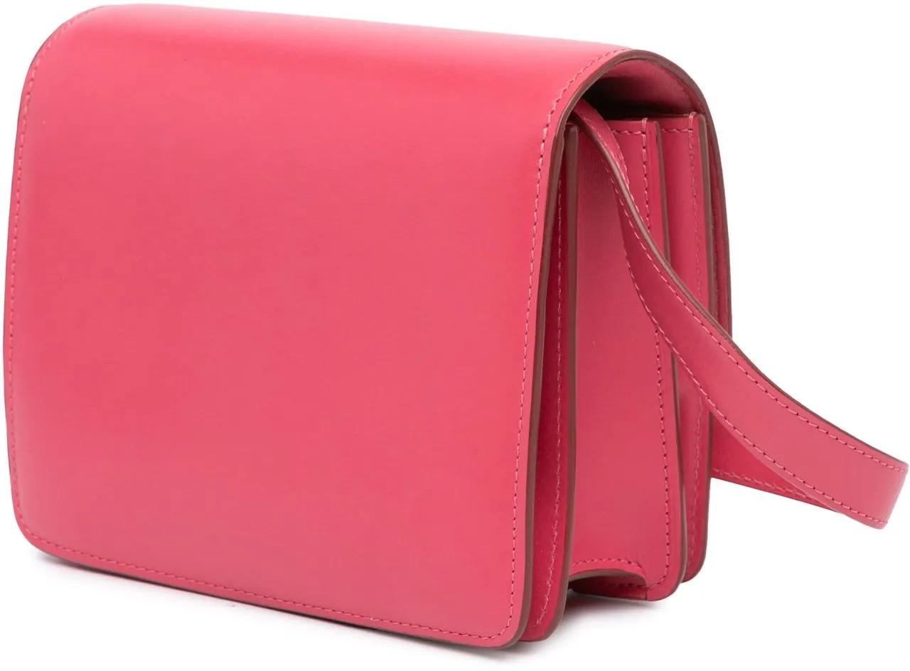 Celine Shoppers Small Calfskin Classic Box in poeder roze