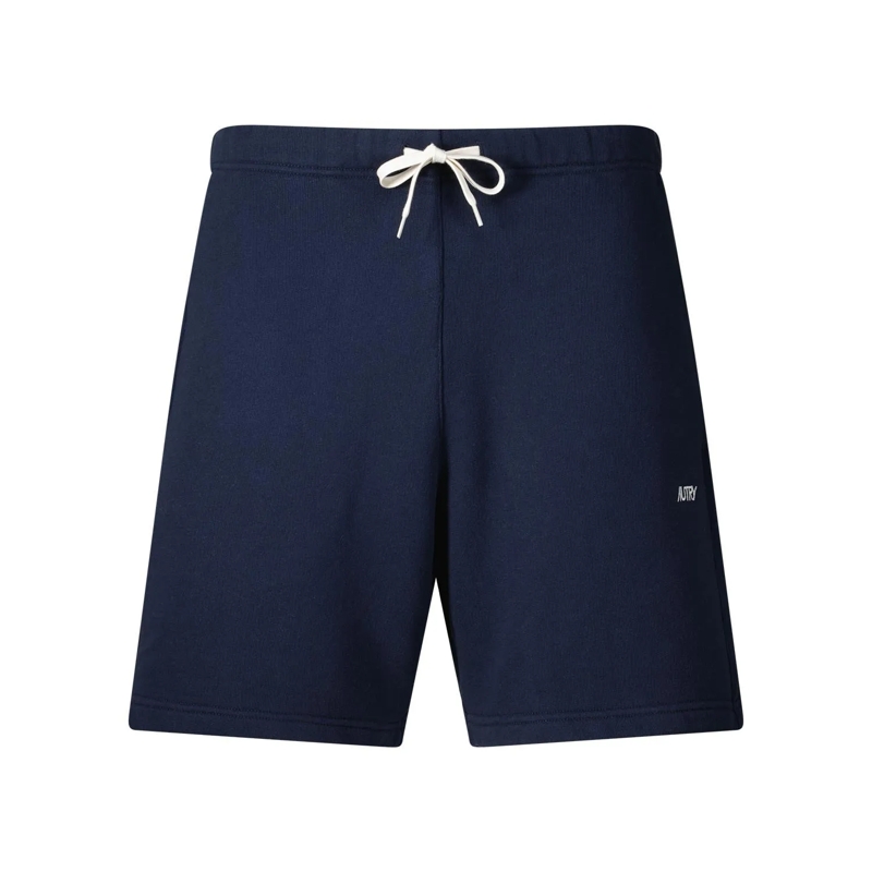 Autry International Bermuda Shorts mit Logo-Stickerei blau