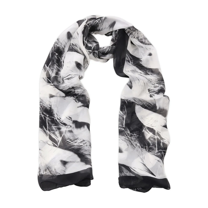 Givenchy Écharpe légère Schal aus Seide Schwarz