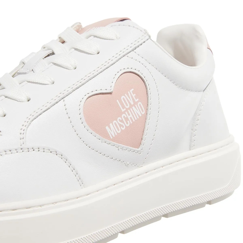 Love Moschino Low-Top-Sneaker Sneakers Donna Bianco+Cipria(Image 4)