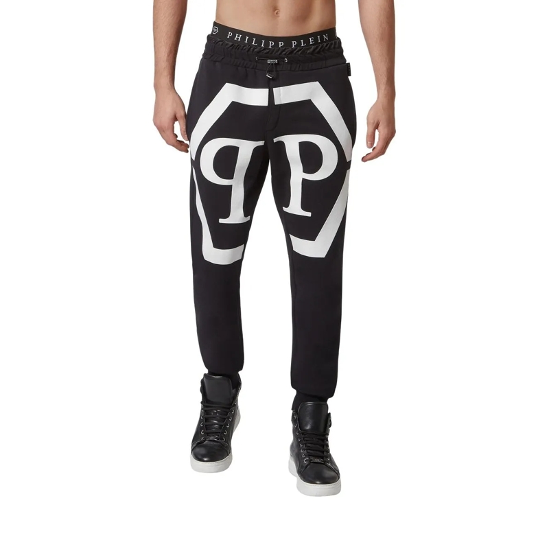 Philipp Plein Jogginghose Jogginghose Hexagon schwarz(Image 4)