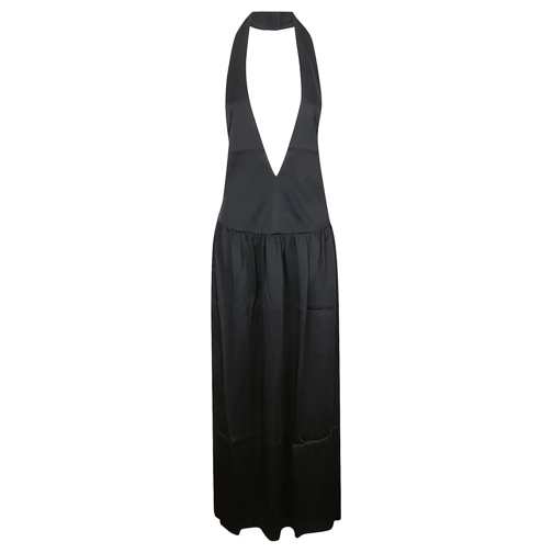 16Arlington Robes du soir Long Neck Lacing Dress Black