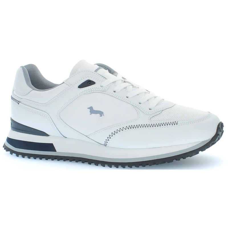 Harmont & Blaine Low-Top-Sneaker Sporty White Sneakers With Contrasting Grey Accent White