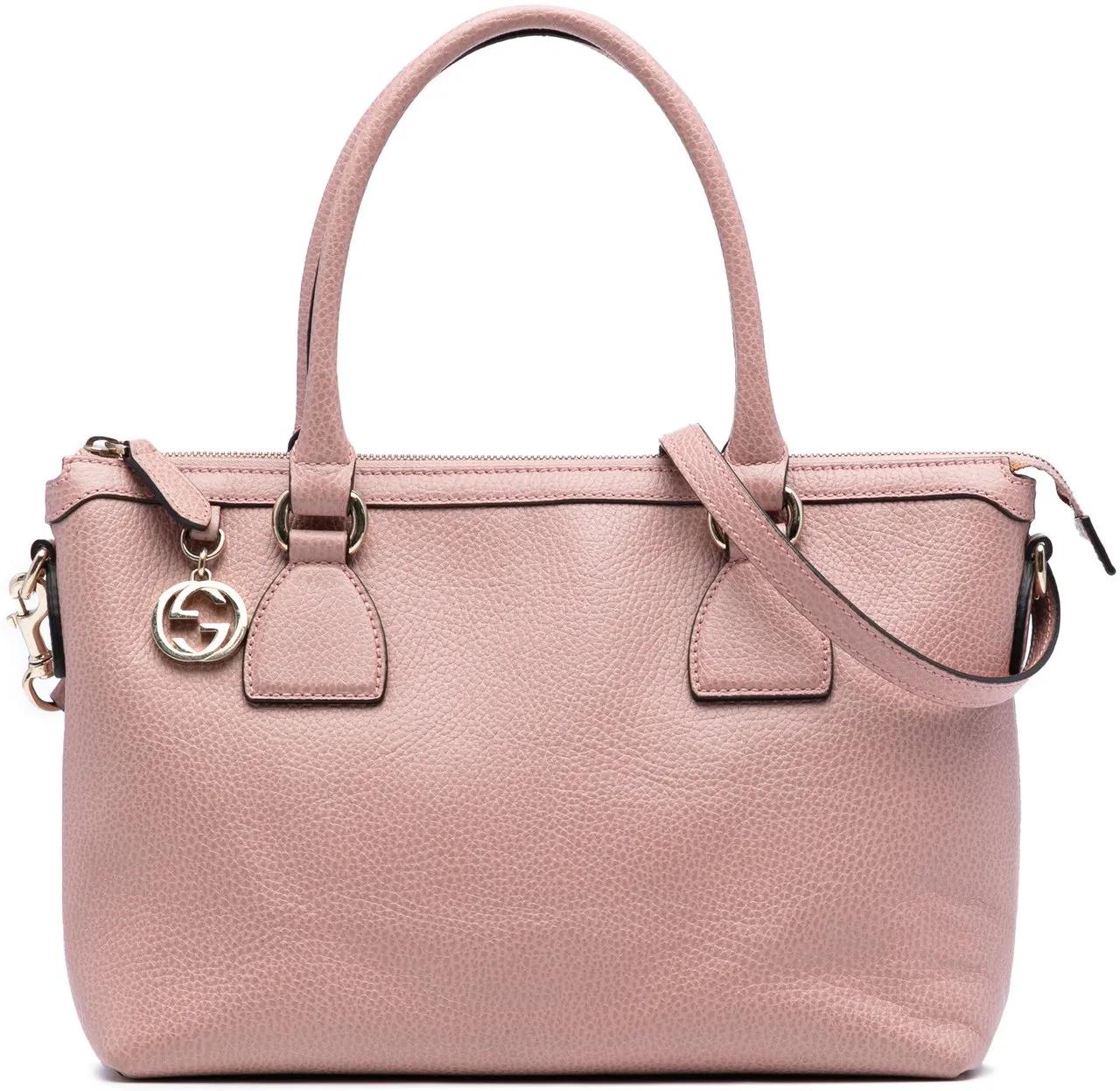 Gucci Hobo Bags - Dollar Calfskin GG Charm Satchel - Gr. unisize - in Gold - für Damen