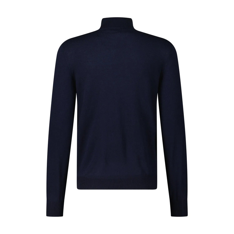 Gran Sasso Pull à col roulé Rollkragenpullover aus Wolle grau(Image 4)