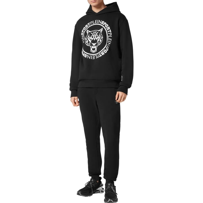 Plein Sport Top Hoodie Carbon Tiger schwarz(Image 4)