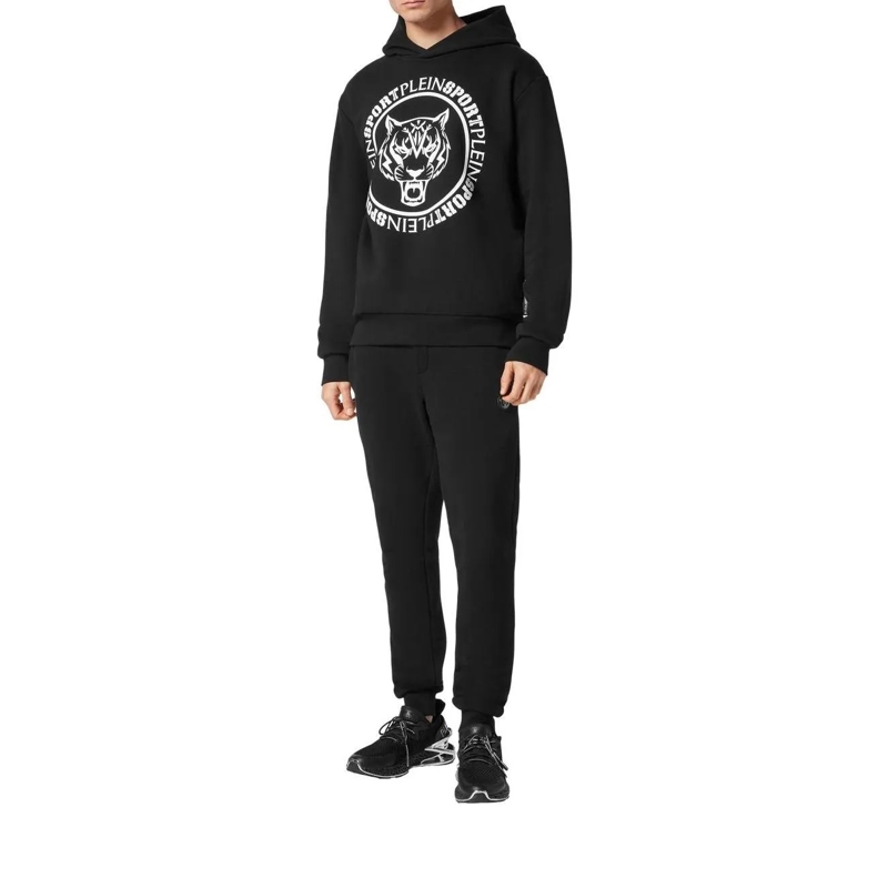 Plein Sport Sweatshirt Hoodie Carbon Tiger schwarz(Image 4)