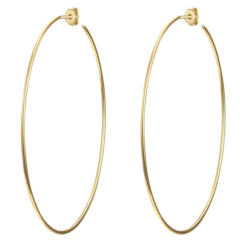 Glanzstücke München Ohrhänger Sterling Silber Creolen gold