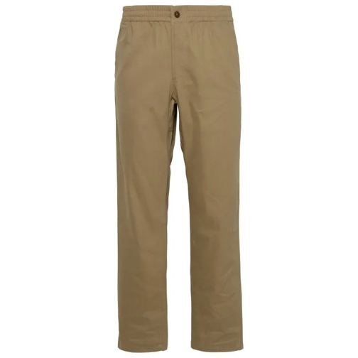 A.P.C. Chuck Beige Cotton Pants Brown 