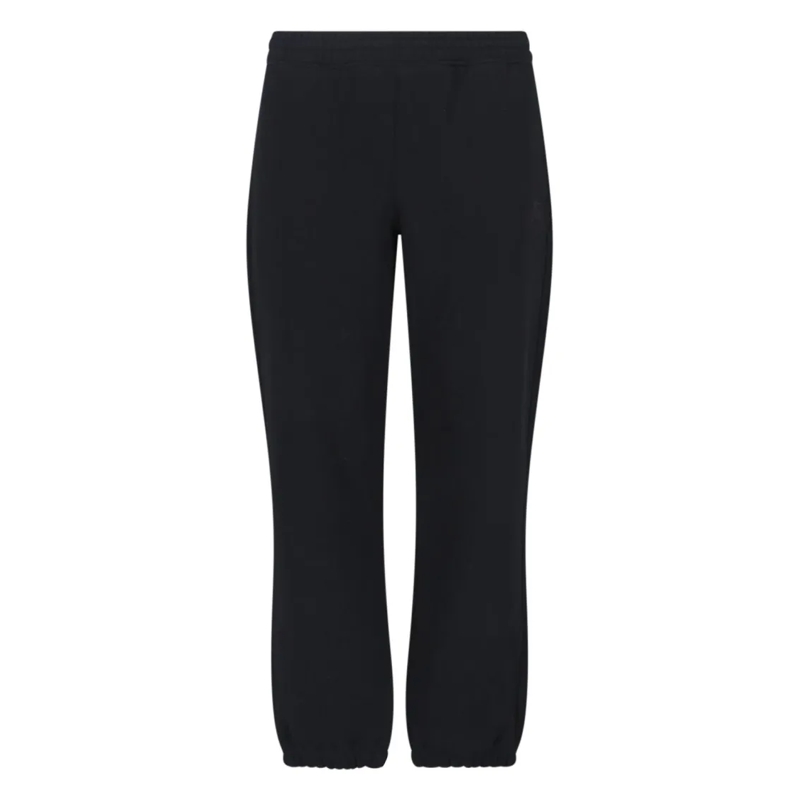 Burberry Jogginghose "Check" Tracksuit Bottoms In Black Cotton Black