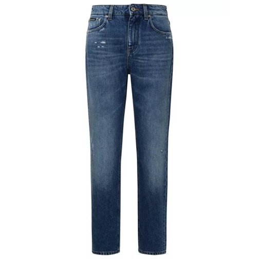 Dolce&Gabbana Blue Cotton Jeans Blue Jeans