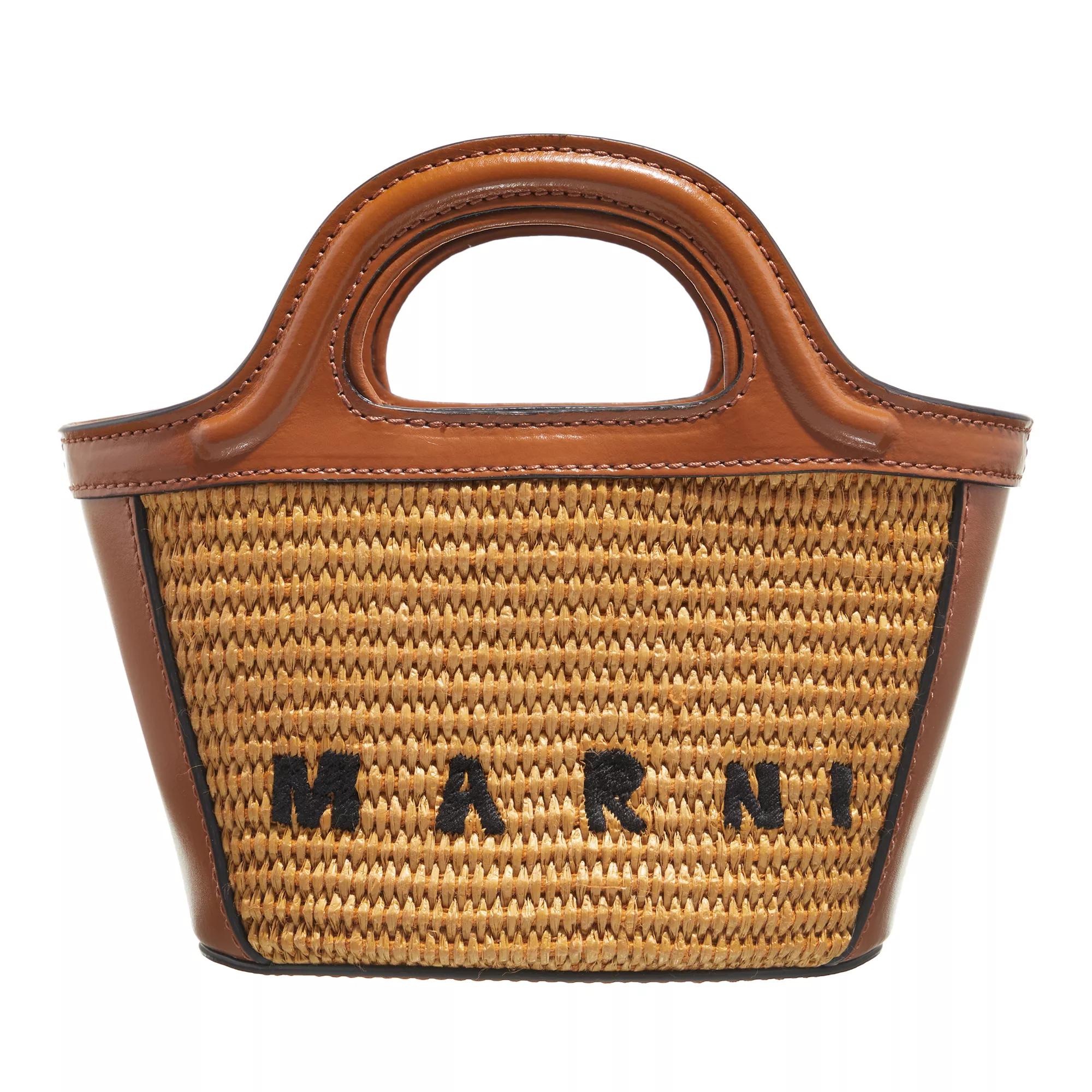 Marni Tote - Tropicalia Micro - Gr. unisize - in Braun - für Damen