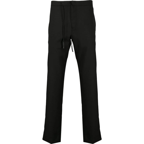 Maison Margiela Pantalon décontracté Drawstring Pant Black schwarz