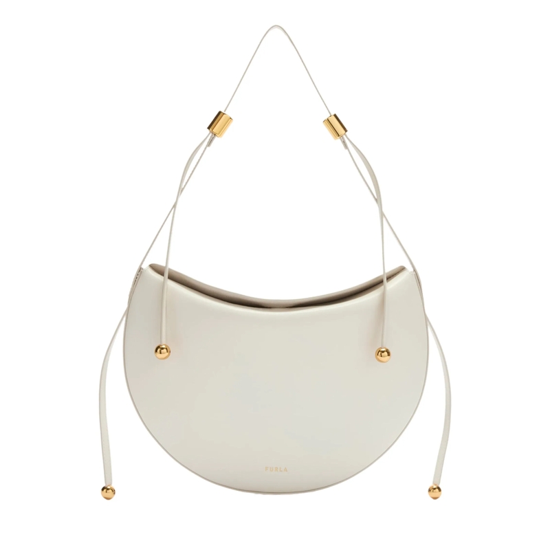 Furla Schultertasche Furla Moonstone M Shoulder Bag Panna