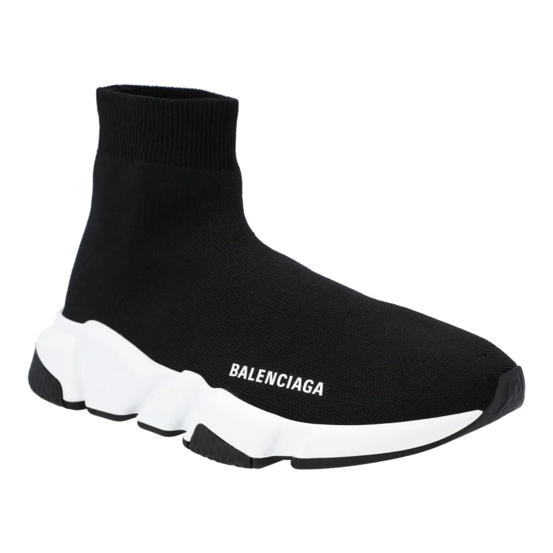 Balenciaga Lage-top sneaker Speed Recycled Knit Sneaker Black Black