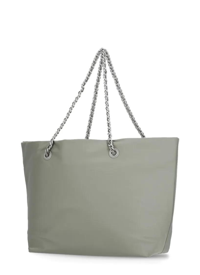TORY BURCH Shoppers & Totes Ella Chain Shopping Bag in grijs