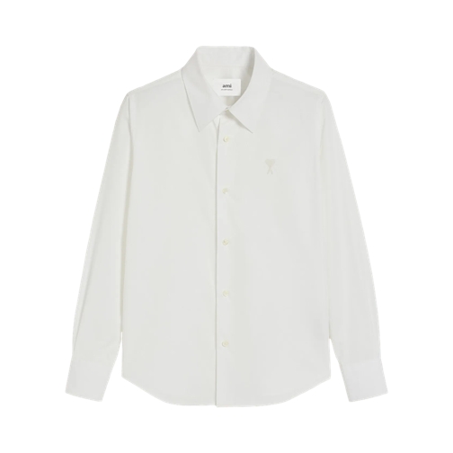 AMI Paris AMI Alexandre Matiussi FSH061.CO0063 100 100 WHITE Chemises