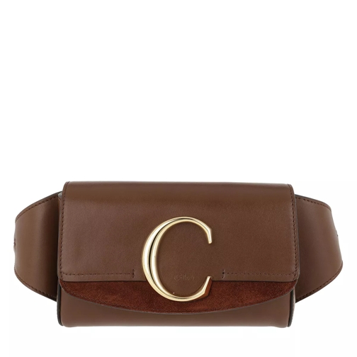 Chloé Chloé C Belt Bag Sharp Brown Cross body-väskor