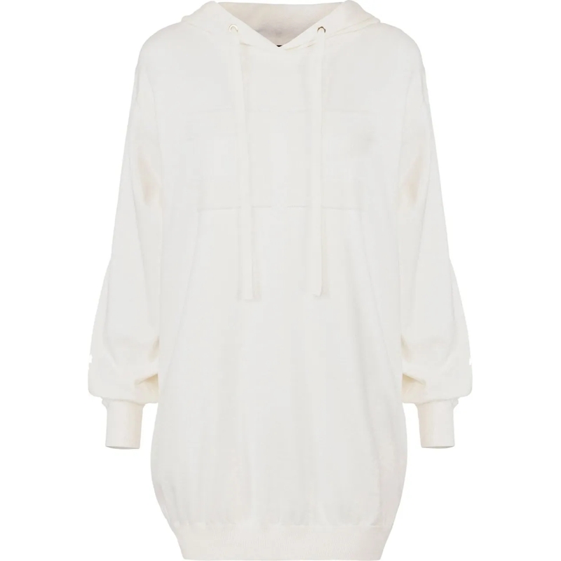Elisabetta Franchi Robe midi Dresses Ivory weiß