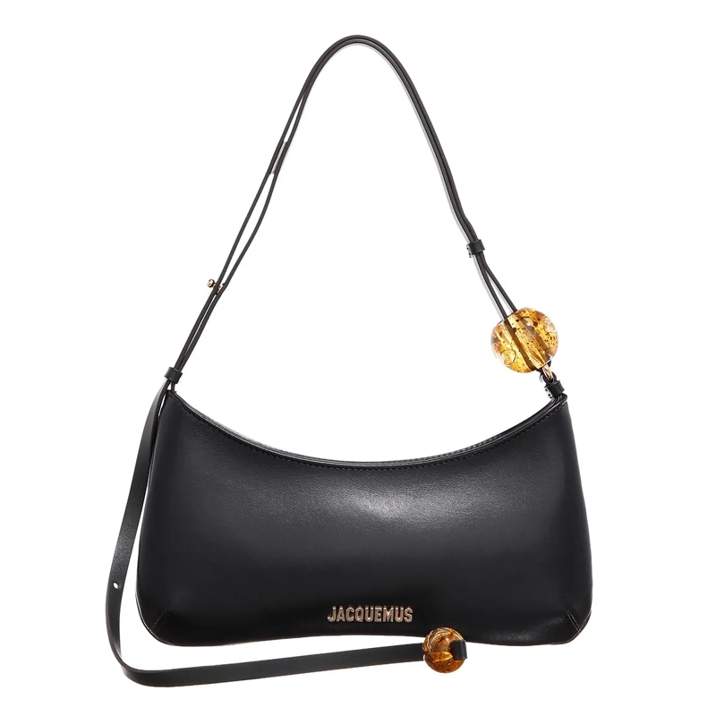 Jacquemus Schultertasche Le Bisou Perle Black