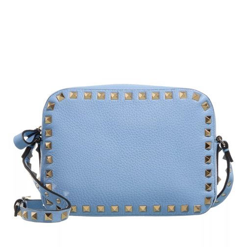 Valentino Garavani Rockstud Camera Crossbody Bag Light Blue Crossbody Bag