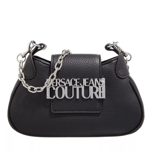 Versace Jeans Couture Logo Loop Black Crossbody Bag