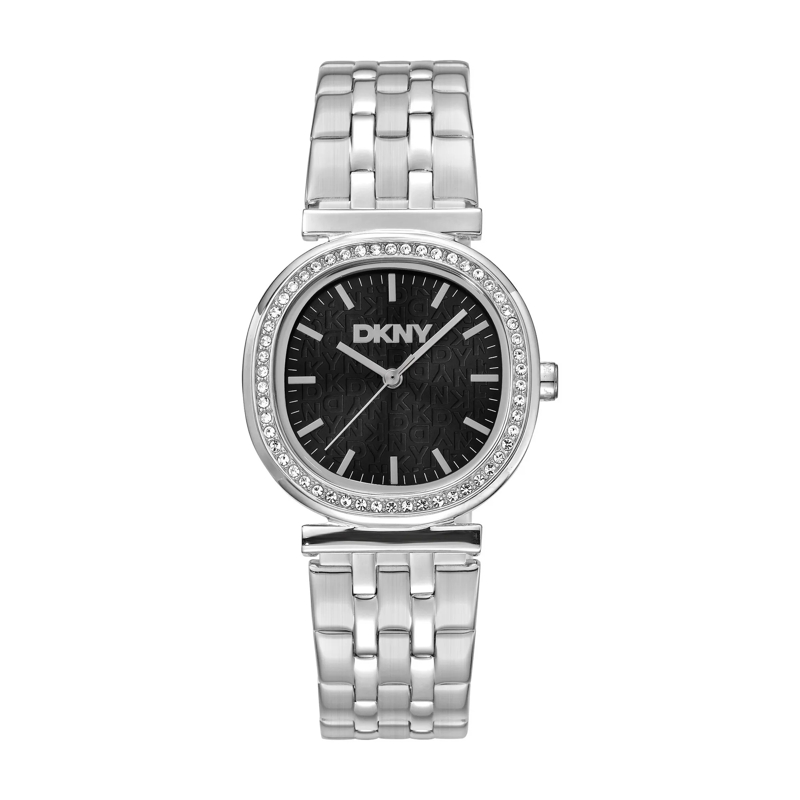 DKNY Quarzuhr Quarzuhr Evening silber