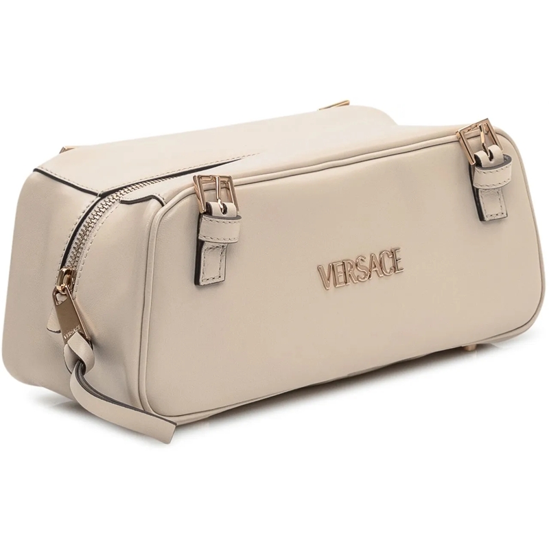 Versace Schultertasche Borsa Bowling Versace Tag weiß(Image 3)