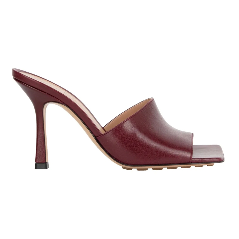 Bottega Veneta Mules Stretch Mule Merlot Brown
