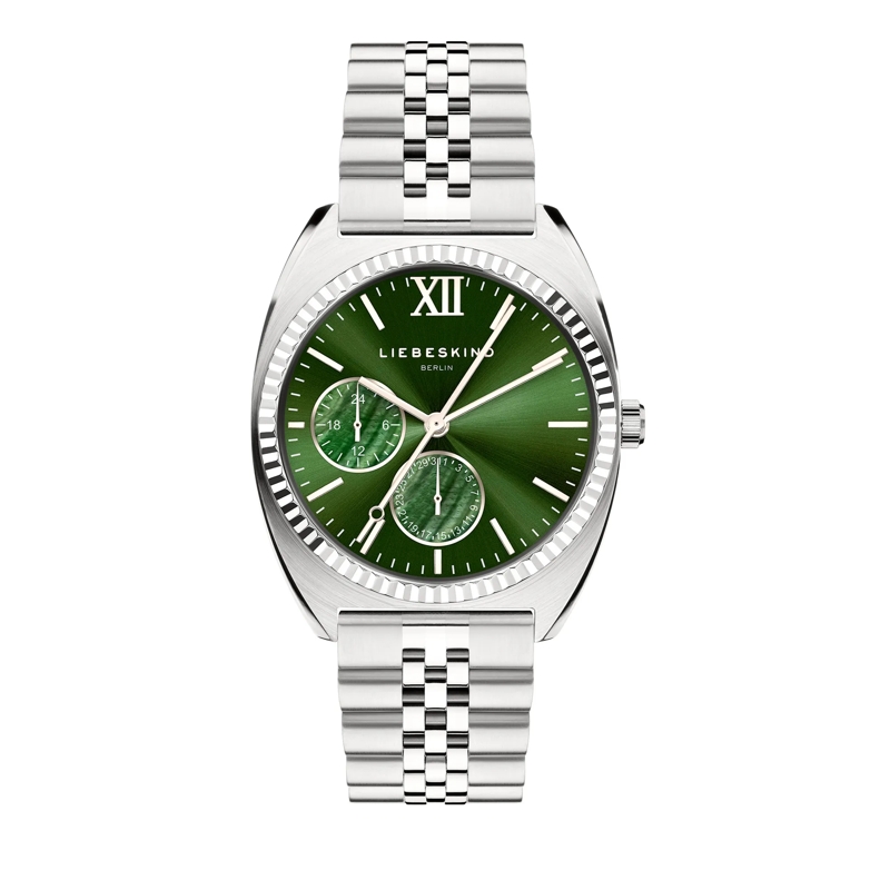 Liebeskind Berlin Automatikuhr Edelstahl Armbanduhr silber