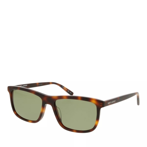 Saint Laurent SL 501-003 56 Acetate Havana-Green Sunglasses