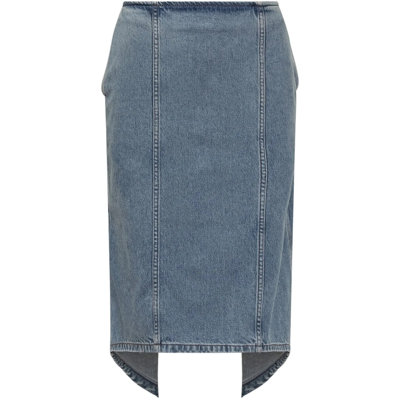 J.W.Anderson Maxirock Gonna Midi blau