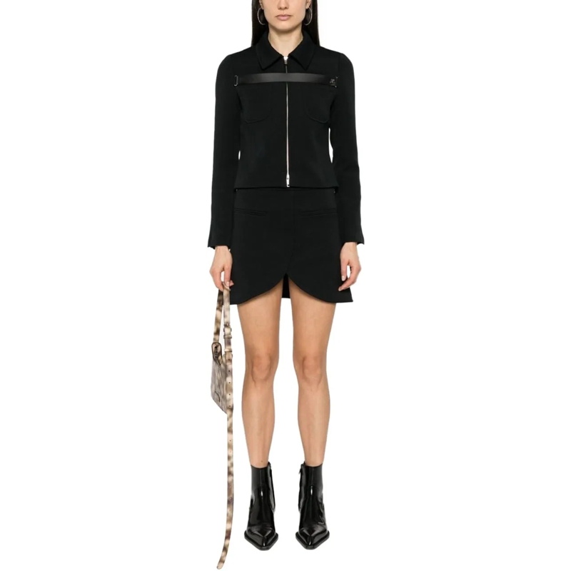 Courrèges Minijupe Skirts Black schwarz(Image 2)