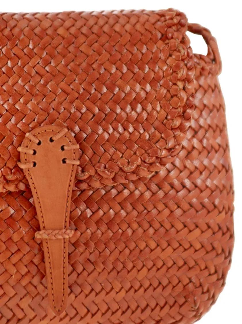 Thumbnail - DRAGON DIFFUSION Hobo Bags - Mini City Bag - Woven Leather Bag - Gr. unisize - in Braun - für Damen