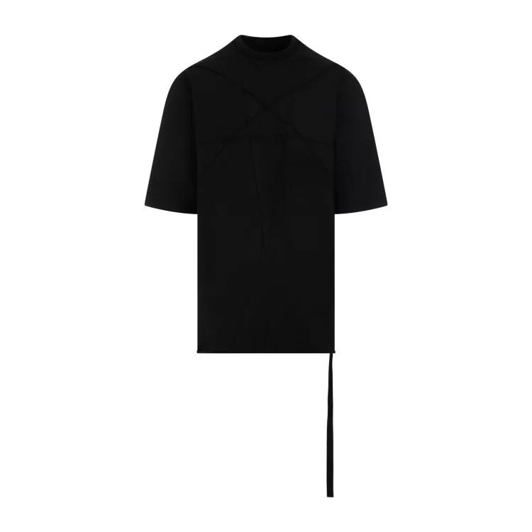 Rick Owens - Jumbo Ss T Black Cotton T-Shirt - Größe S - black