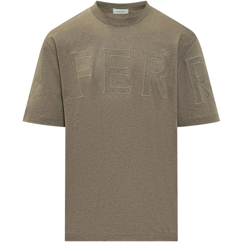 Salvatore Ferragamo T-shirt T-Shirt Ferragamo taupe