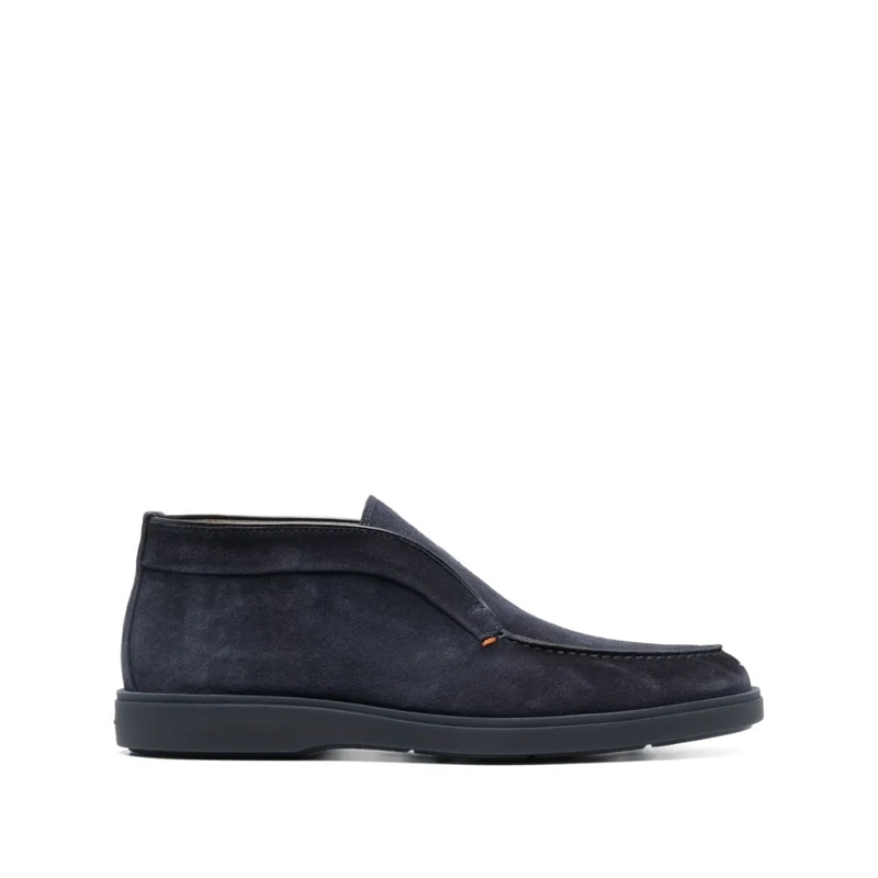 Santoni Mocassin Boneless Shoes Blue