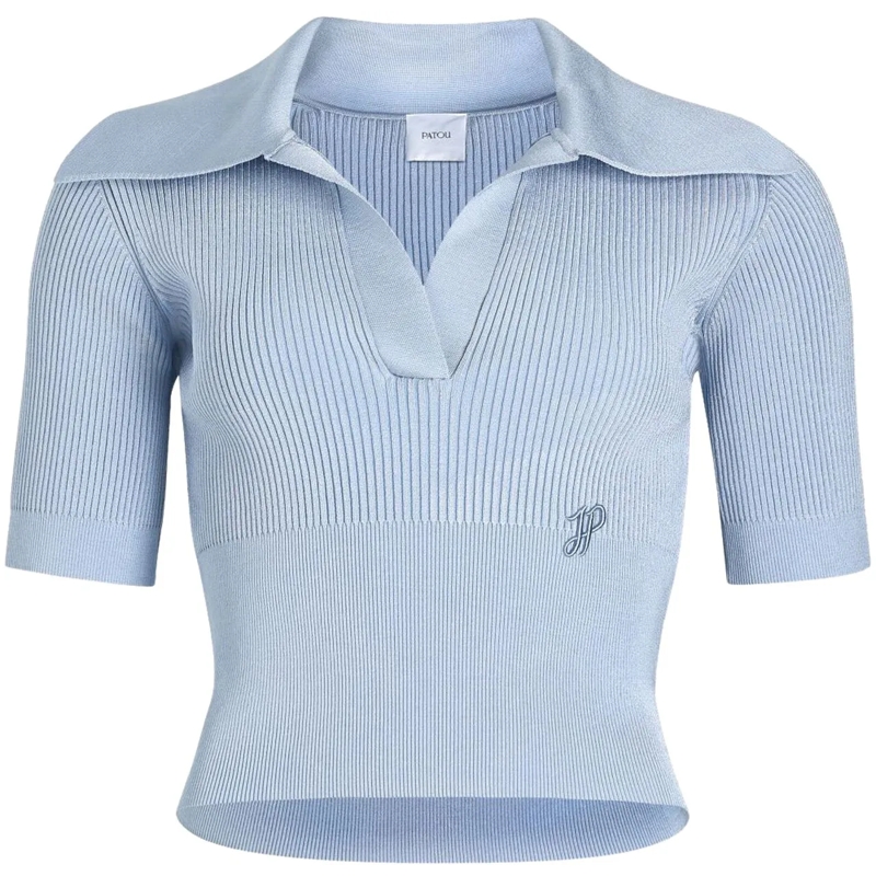 Patou Polo T-Shirts And Polos Pearl Blue blau