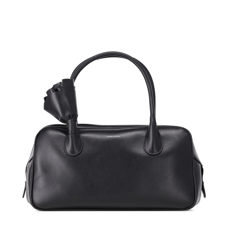 Magda Butrym Sac à bandoulière Handtasche aus Leder schwarz