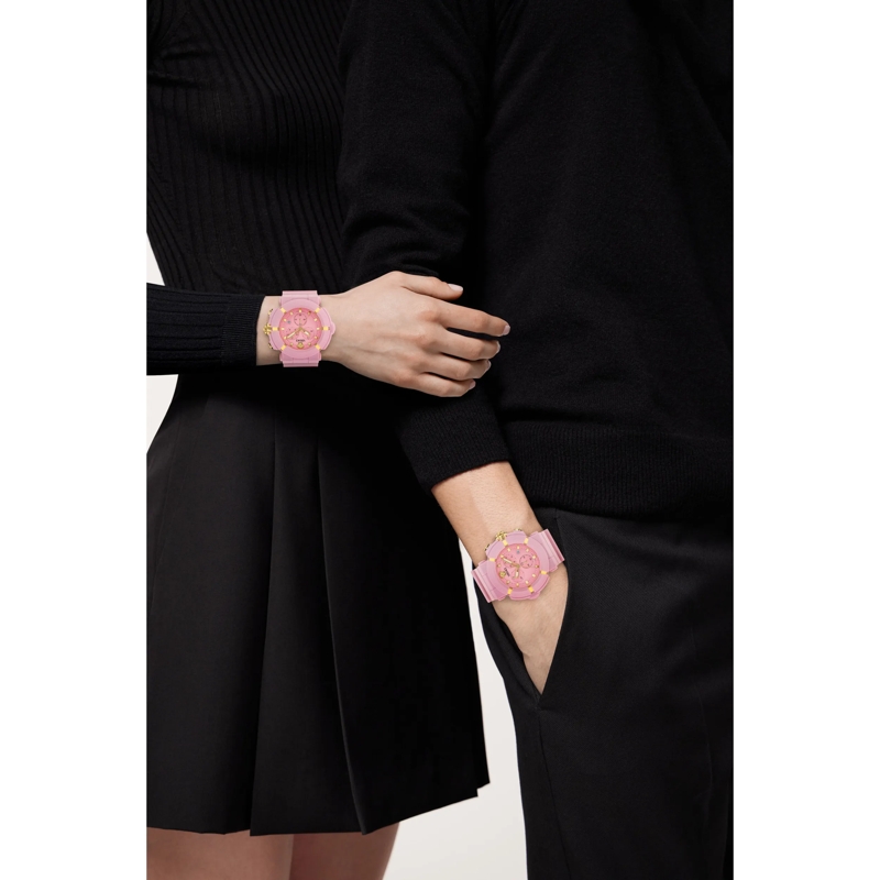 Versace Quarzuhr Quarz Chronograph Uhr Versace Real Active Chrono pink(Image 5)