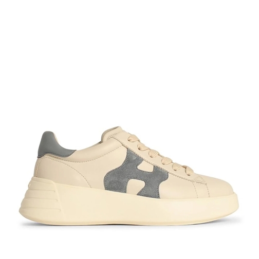 Hogan Low-Top Sneaker 'Rebel H526' Beige Leather Sneakers Neutrals