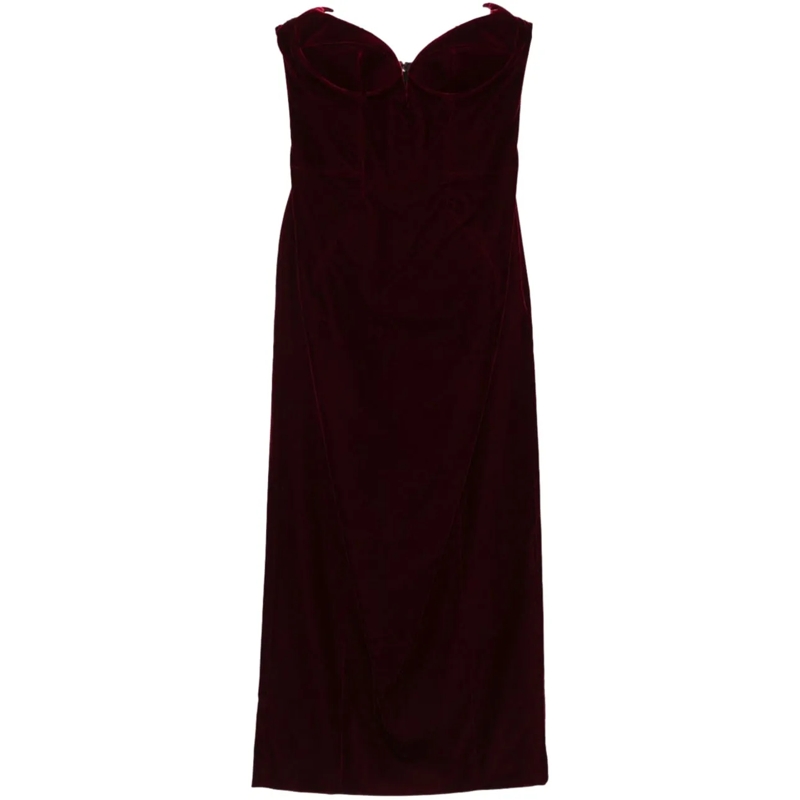 Mugler Midikleid Dresses Red rot