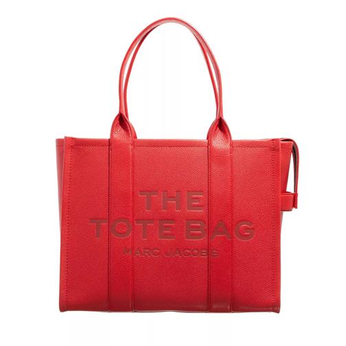 Marc Jacobs The Leather Tote Bag Rose Rymlig shoppingväska