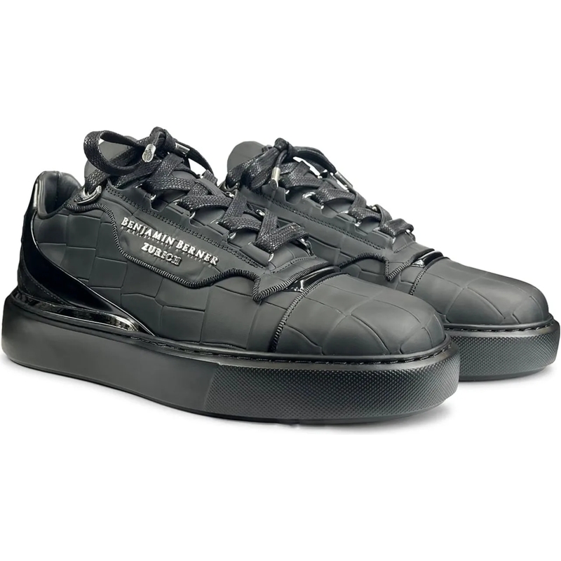 BENJAMIN BERNER Low-Top-Sneaker Sneaker Zwart schwarz