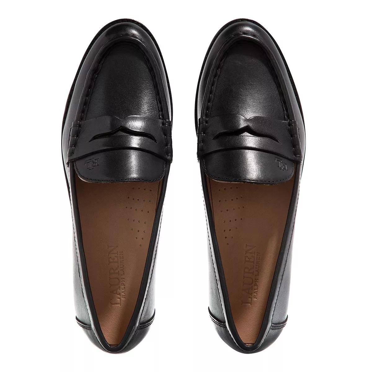 Lauren Ralph Lauren Wynnie Flats Loafer Black Loafer