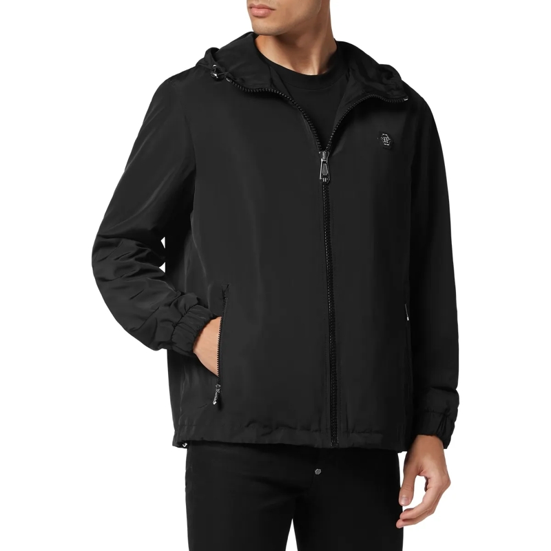 Philipp Plein Daunenjacke Nylon Jacke schwarz(Image 3)